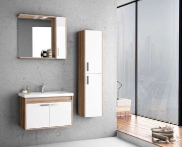 Orka Banyo Silver Collection Patara 80 cm Banyo Dolabı