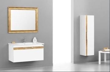 Orka Banyo Silver Collection Harem 100 cm Banyo Dolabı
