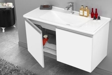 Orka Banyo Silver Collection Terme 60 cm Banyo Dolabı Beyaz