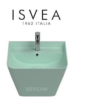 İsvea Sott Aqua Asma Monoblok Lavabo 50 cm Mint