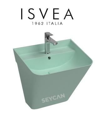 İsvea Sott Aqua Asma Monoblok Lavabo 50 cm Mint