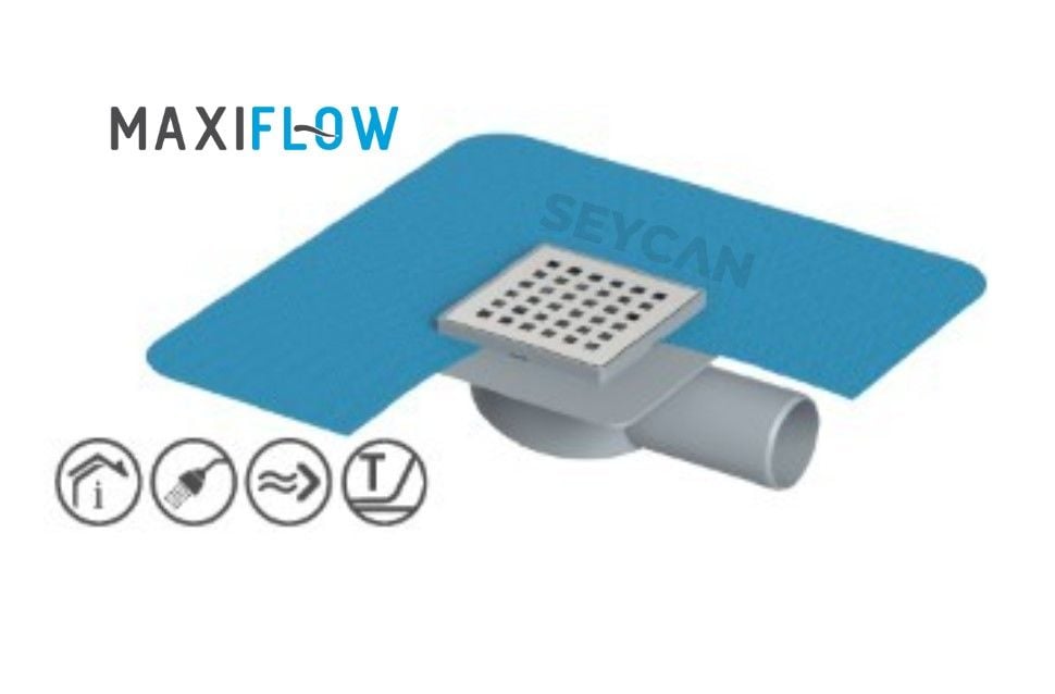 Maxiflow 10x10 Tekstil Membranlı Yer Süzgeci