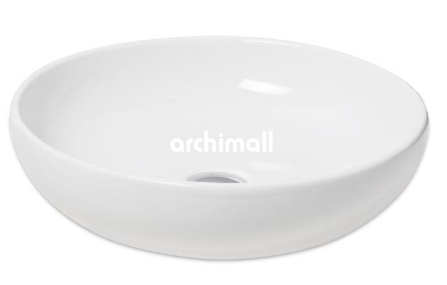 Nunki 45cm Tezgah Üstü Lavabo Mat Beyaz