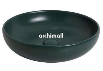 Nunki 45cm Tezgah Üstü Lavabo Mat Zümrüt