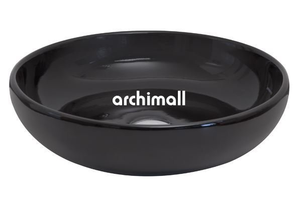 Nunki 45cm Tezgah Üstü Lavabo Siyah