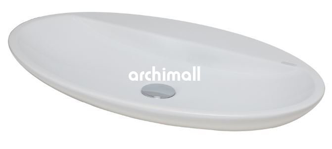 Sarin 72x41cm Tezgahüstü Lavabo Beyaz