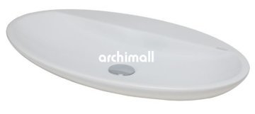 Sarin 72x41cm Tezgahüstü Lavabo Beyaz