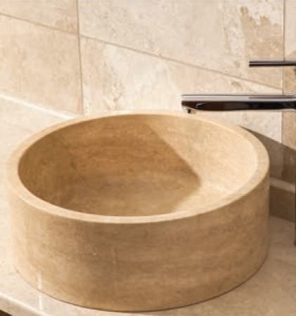 Delta Mermer Paris Klasik Doğaltaş Çanak Lavabo