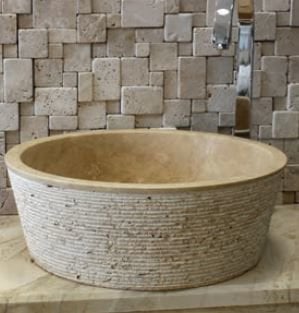 Delta Mermer Viyana Klasik Doğaltaş Çanak Lavabo