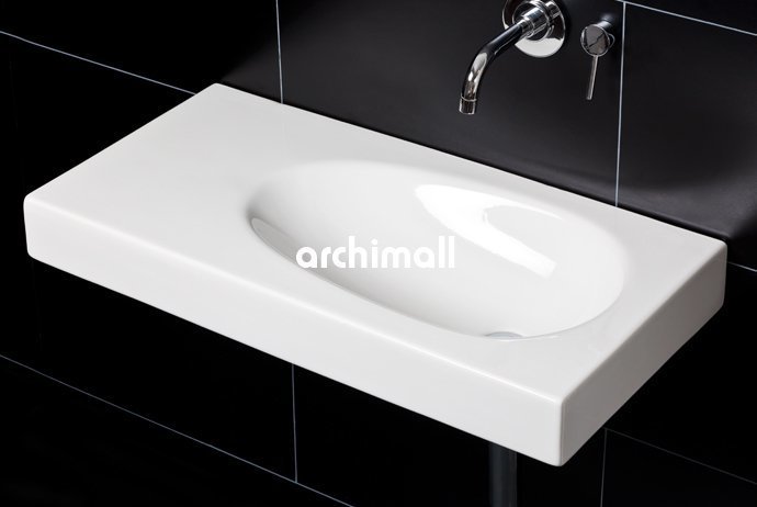 Bunda 91x45cm Etajerli Lavabo Beyaz