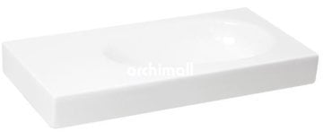 Bunda 91x45cm Etajerli Lavabo Mat Beyaz