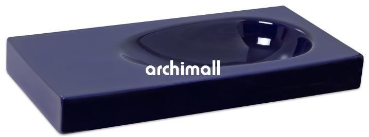 Bunda 91x45cm Etajerli Lavabo Lacivert