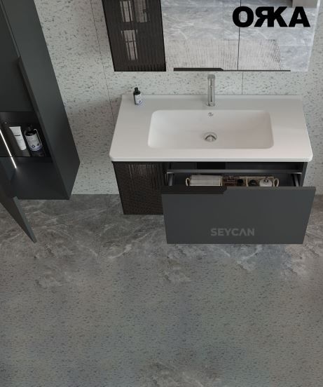 Orka Pure 100 cm Asma Banyo Dolabı