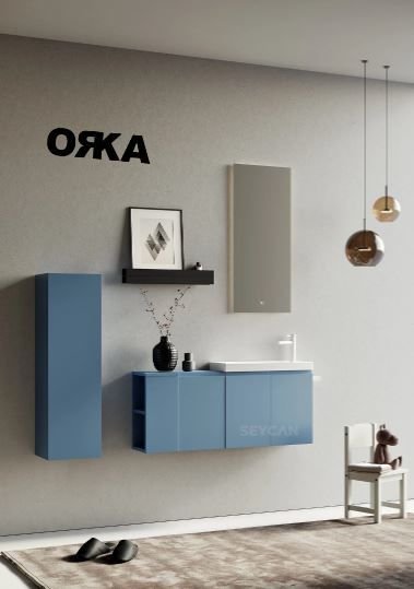 Orka Ferla 110 cm Asma Banyo Dolabı