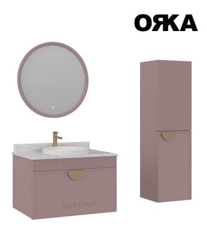 Orka Molino 80 cm Asma Banyo Dolabı