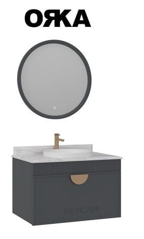 Orka Molino 80 cm Asma Banyo Dolabı