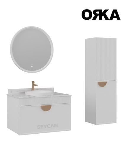 Orka Molino 80 cm Asma Banyo Dolabı