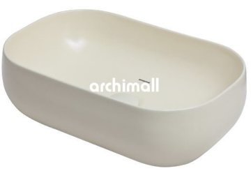 Niv 58x37cm Tezgahüstü Lavabo Mat Vanilya