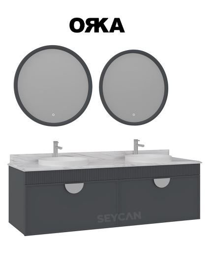 Orka Molino 160 cm Asma Banyo Dolabı