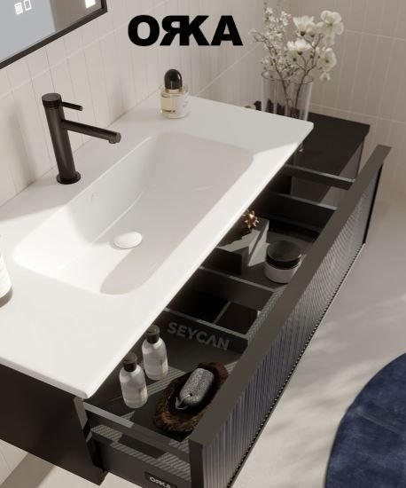 Orka Urban 80 cm Asma Banyo Dolabı