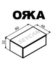 Orka Urban 120 cm Asma Banyo Dolabı