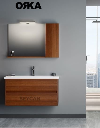 Orka Düden 100 cm Çekmeceli Banyo Dolabı