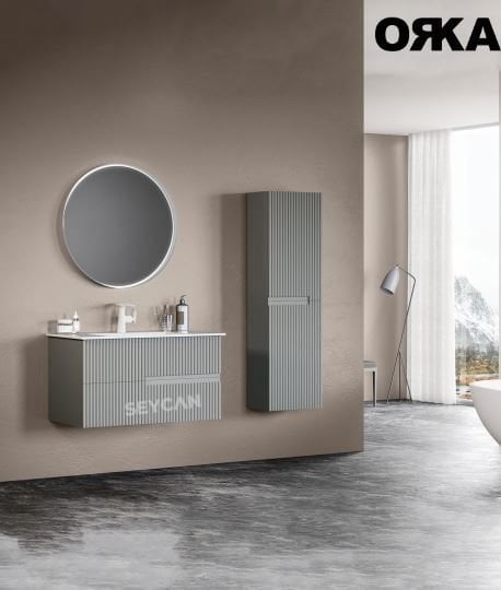 Orka Moonlight 90 cm Asma Banyo Dolabı