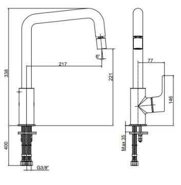 Eca Luna Mafsallı Eviye Bataryası 102118044