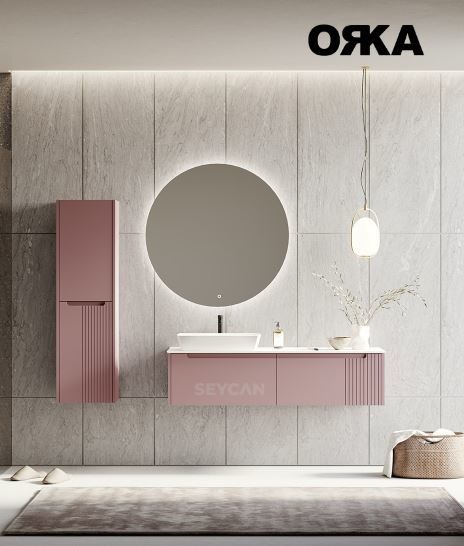 Orka Biella 100 cm Asma Banyo Dolabı