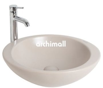 Adara 53x45.5cm Tezgaüstü Lavabo Mat Sahra