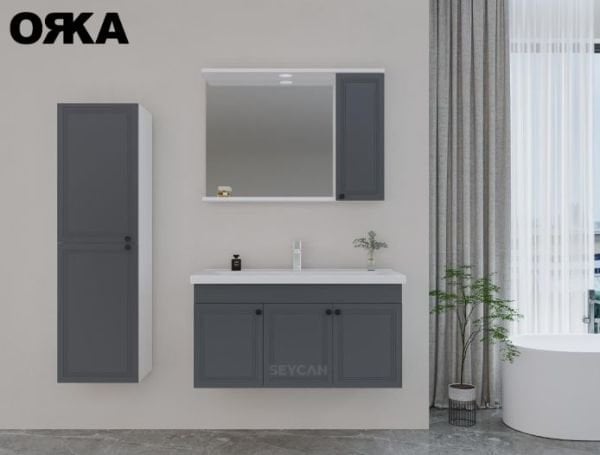 Orka Rio 100 cm Asma Banyo Dolabı