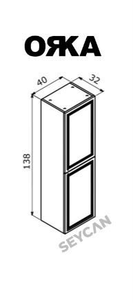 Orka Rio Boy Dolabı