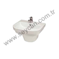 GÜRAL JADE LAVABO + YARIM AYAK 50X60