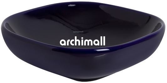 Alya 41x41cm Tezgahüstü Lavabo Lacivert