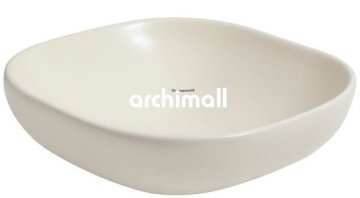 Alya 41x41cm Tezgahüstü Lavabo Mat Vanilya