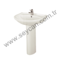 GÜRAL LİNDA LAVABO + KOLON AYAK 45X55 LI00LAY01