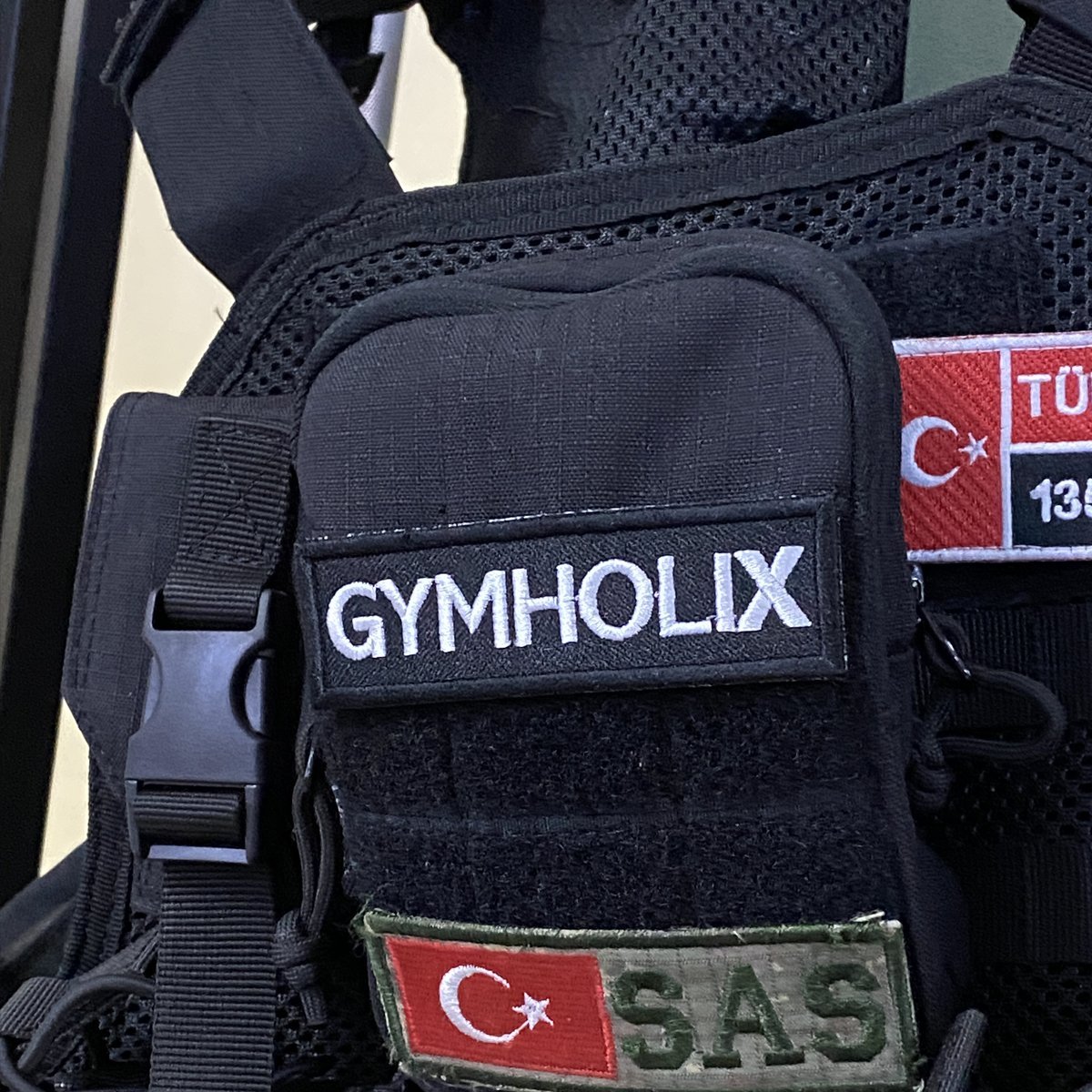 Gymholix Siyah Patch Yama