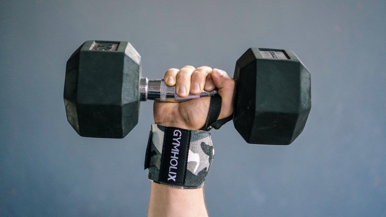 Gymholix Elastik Bilek Sargısı (Camo/Gri) Wrist Wrap Bileklik