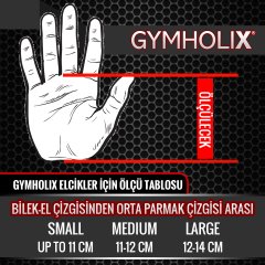 Gymholix Grips V - Elcik (Kavrama Barfiks Eldiveni)