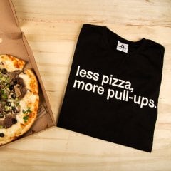 Gymholix Less Pizza, More Pull-ups (Tişört - Tshirt)