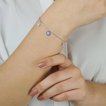 925 Ayar Gümüş Şans Bileklik