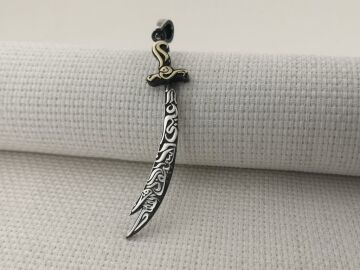 Zülfükar Kılıç 925 Ayar Gümüş Kolye Ucu