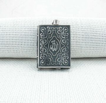 Allah Yazılı 925 Ayar Cevşen Muska Kabı