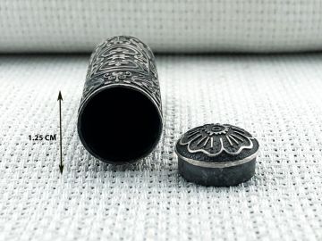 Silindir 925 Ayar Cevşen Muska Kabı