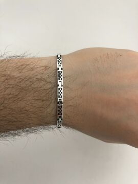 925 Ayar Gümüş Erkek Bileklik