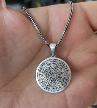 925 Ayar Gümüş Esma-ül Hüsna Kolye