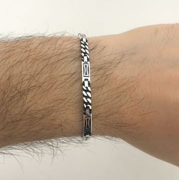 925 Ayar Gümüş Erkek Bileklik