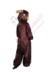 Çocuklar İçin Kanguru Kıyafeti, Kadife Kumaş Kanguru Çocuk Kostümü