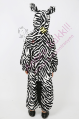 Polar Kumaş Zebra Kostümü, Çocuk Zebra Kostümü, Hızlı Kargo