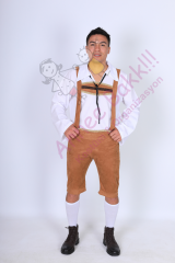 Oktoberfest Alman Kostümü, Kahverengi Alman Festivali Erkek Kıyafeti, Hızlı Kargo